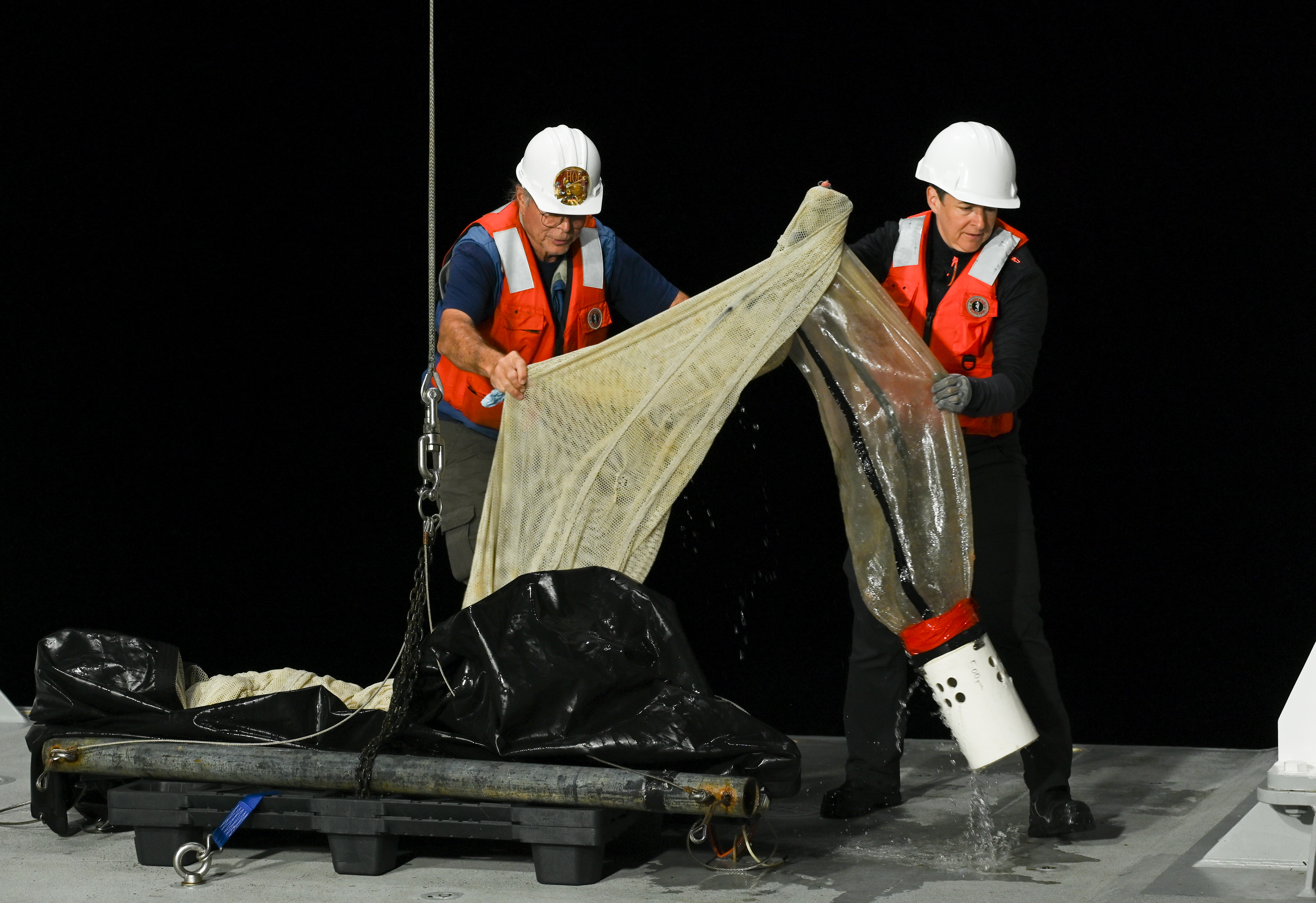 Bringing in trawl