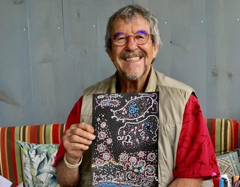 Christian avec Dessin virus